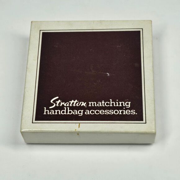 RMS Queen Elizabeth 2 Compact Purse Mirror Vintage w/Box QE2 Stratton - Picture 2 of 9